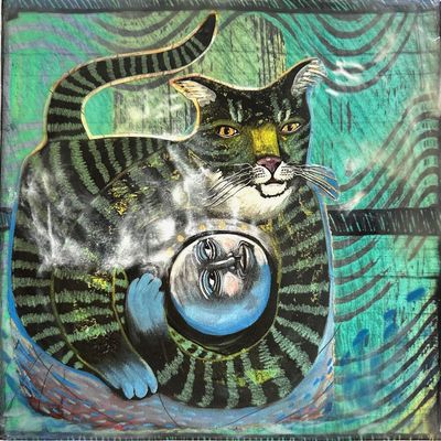 Cat and Moon