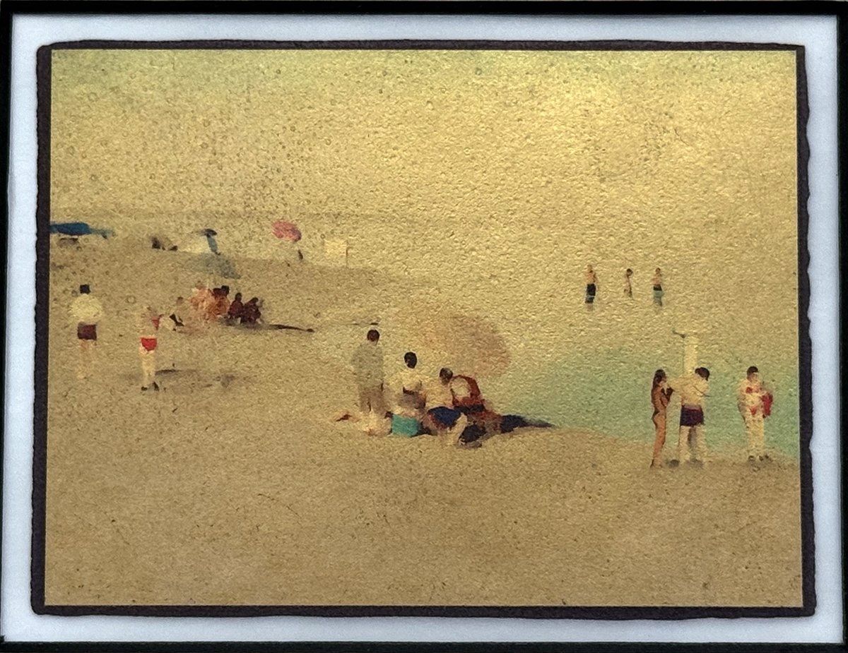 Dead Sea Beach Scene