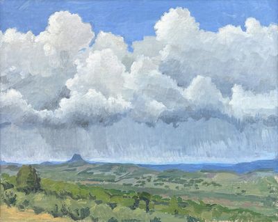 Thunderstorm Over Pilot Rock