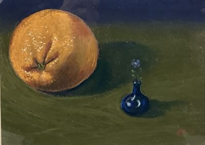 Orange with Tiny Flower