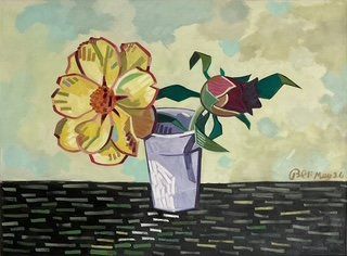 Two Peonies