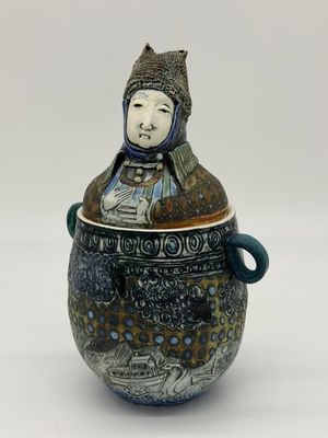 Counting Sheep Squalling Tea Jar
