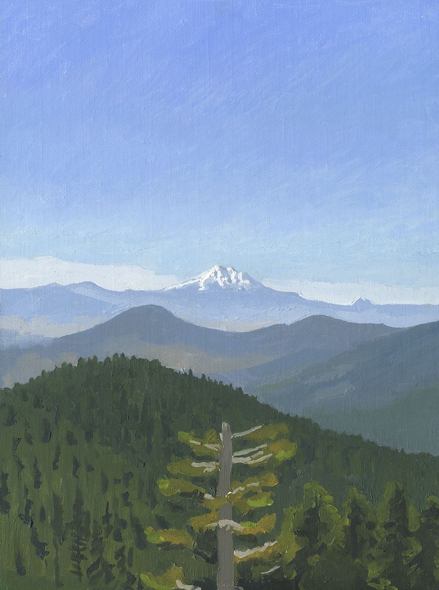 Mt Shasta From Mt Ashland