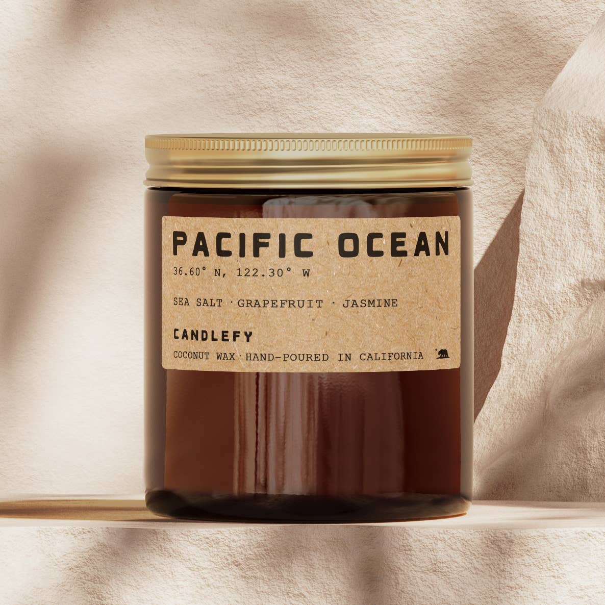 Pacific Ocean · California Candle · Amber Jar 8oz