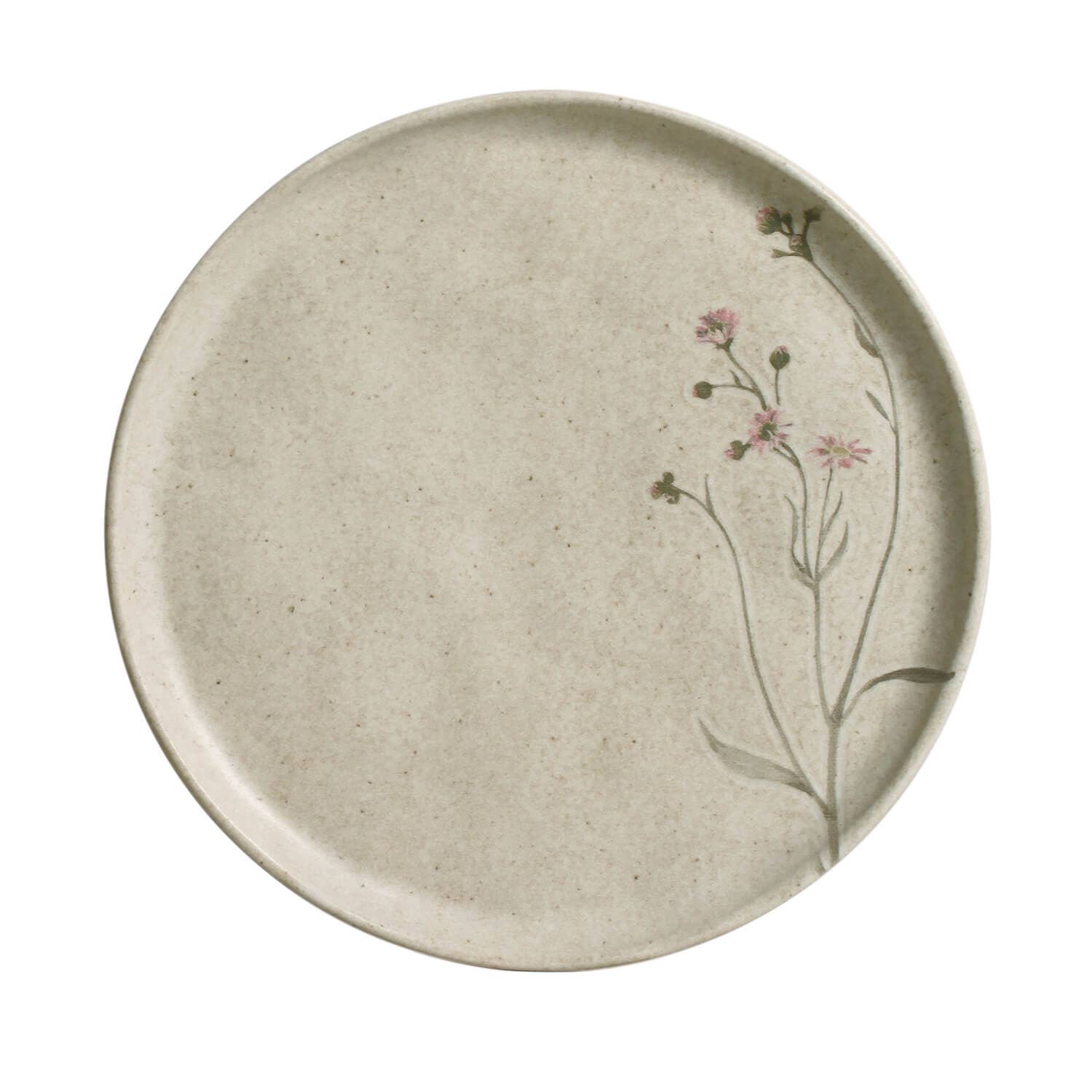 Bio Stoneware Campestre Dessert Plate, 8.46"
