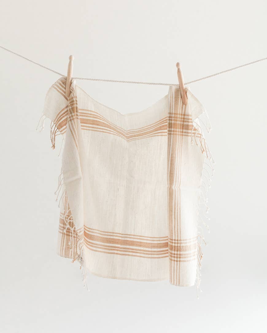 Cabin Hatch Cotton Hand Towel | Handwoven in Ethiopia