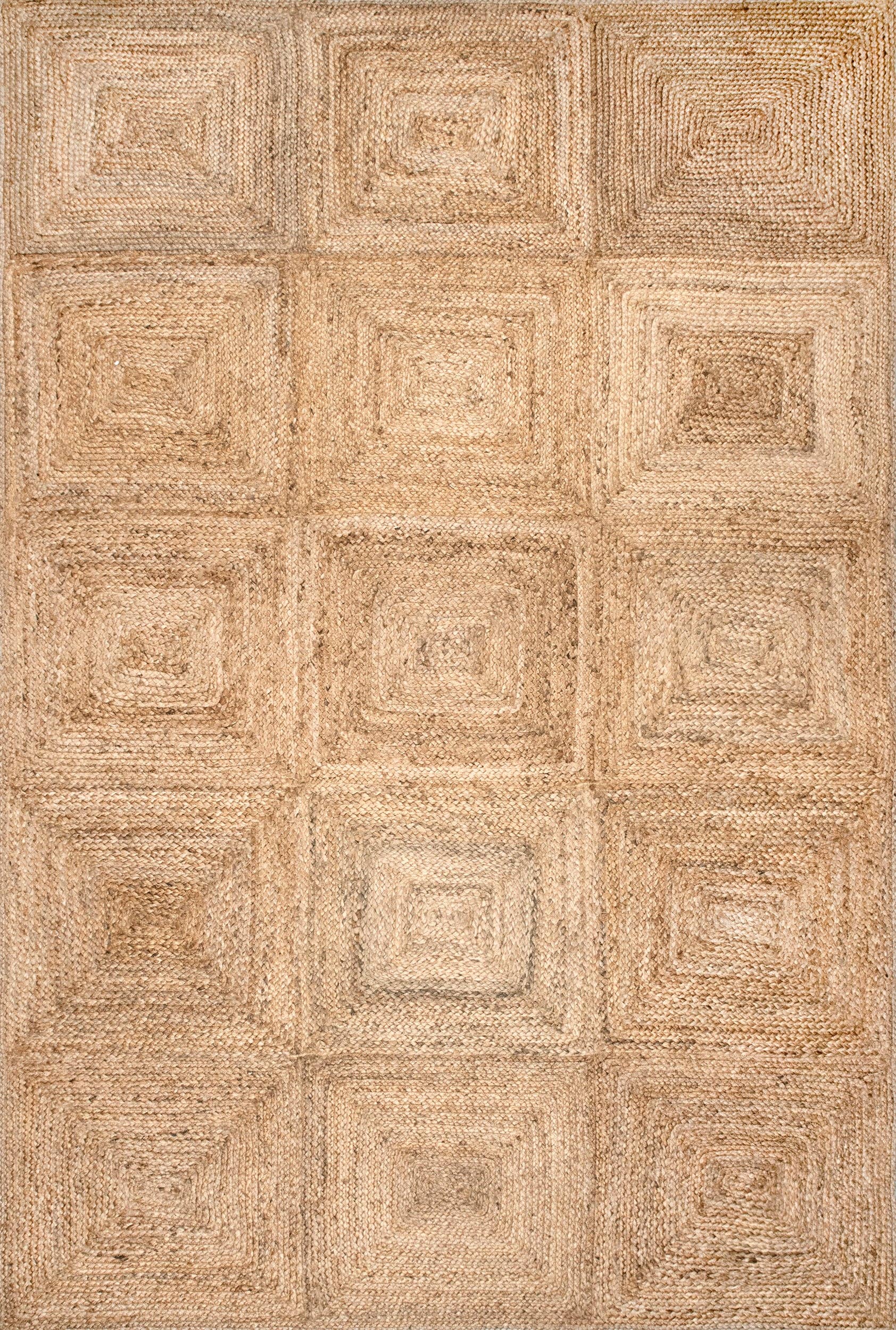 Juniper Tiled Jute Area Rug