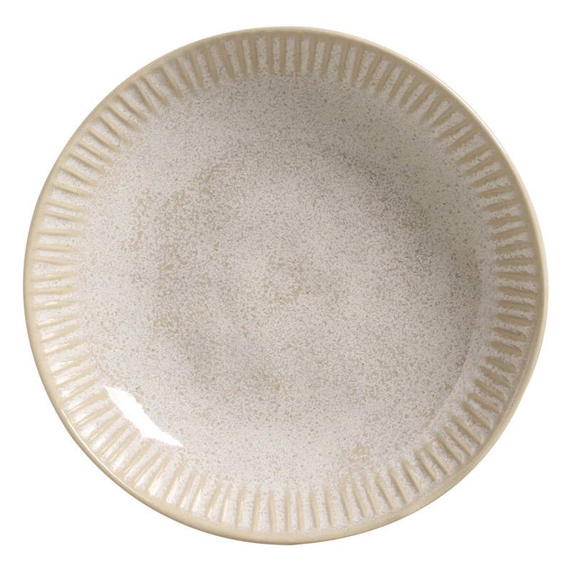 Linhas Bio Stoneware Latte Salad Bowl, 28 Oz