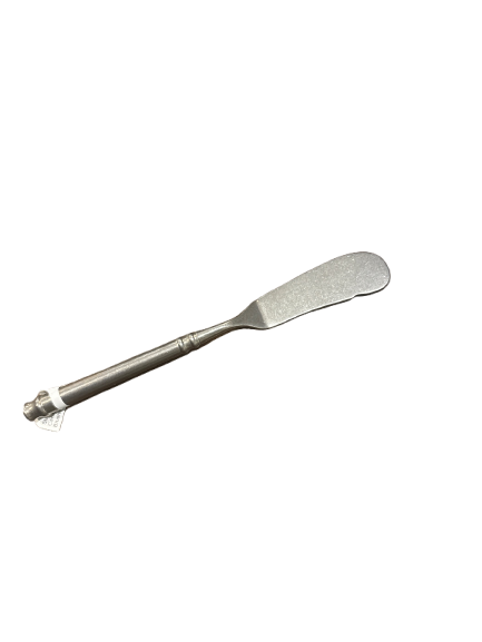 Stainless Steel Canape Knife, Brushed Pewter Finish