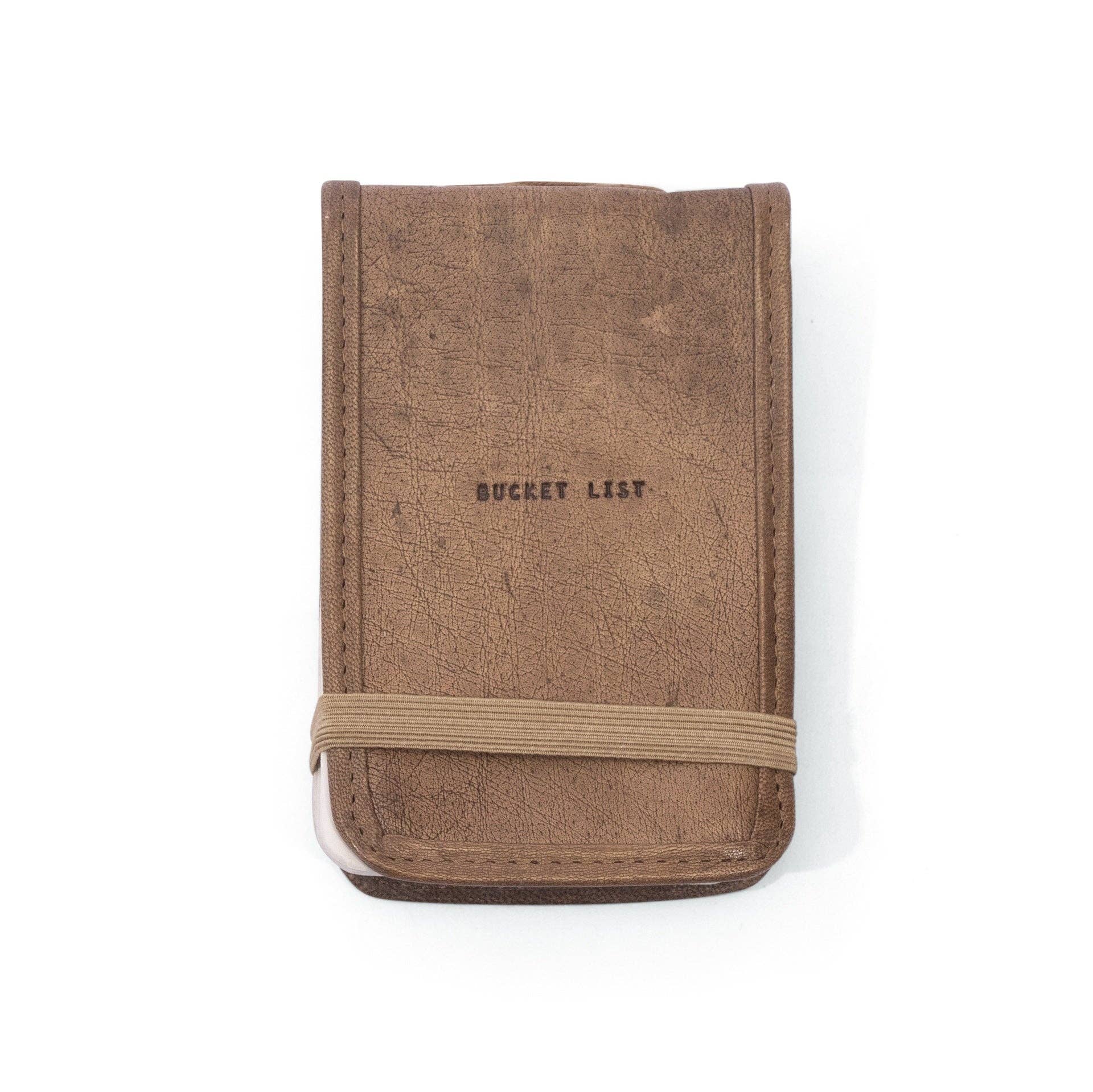 Sugarboo & Co - Mini Bucket List Leather Journal - 4"x6"