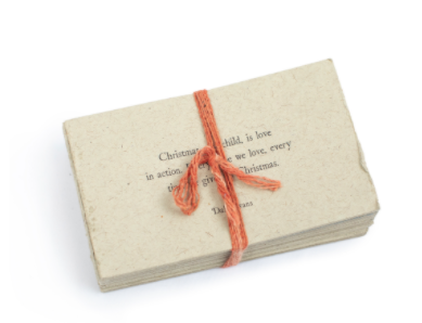 Christmas Gathered Thoughts Card