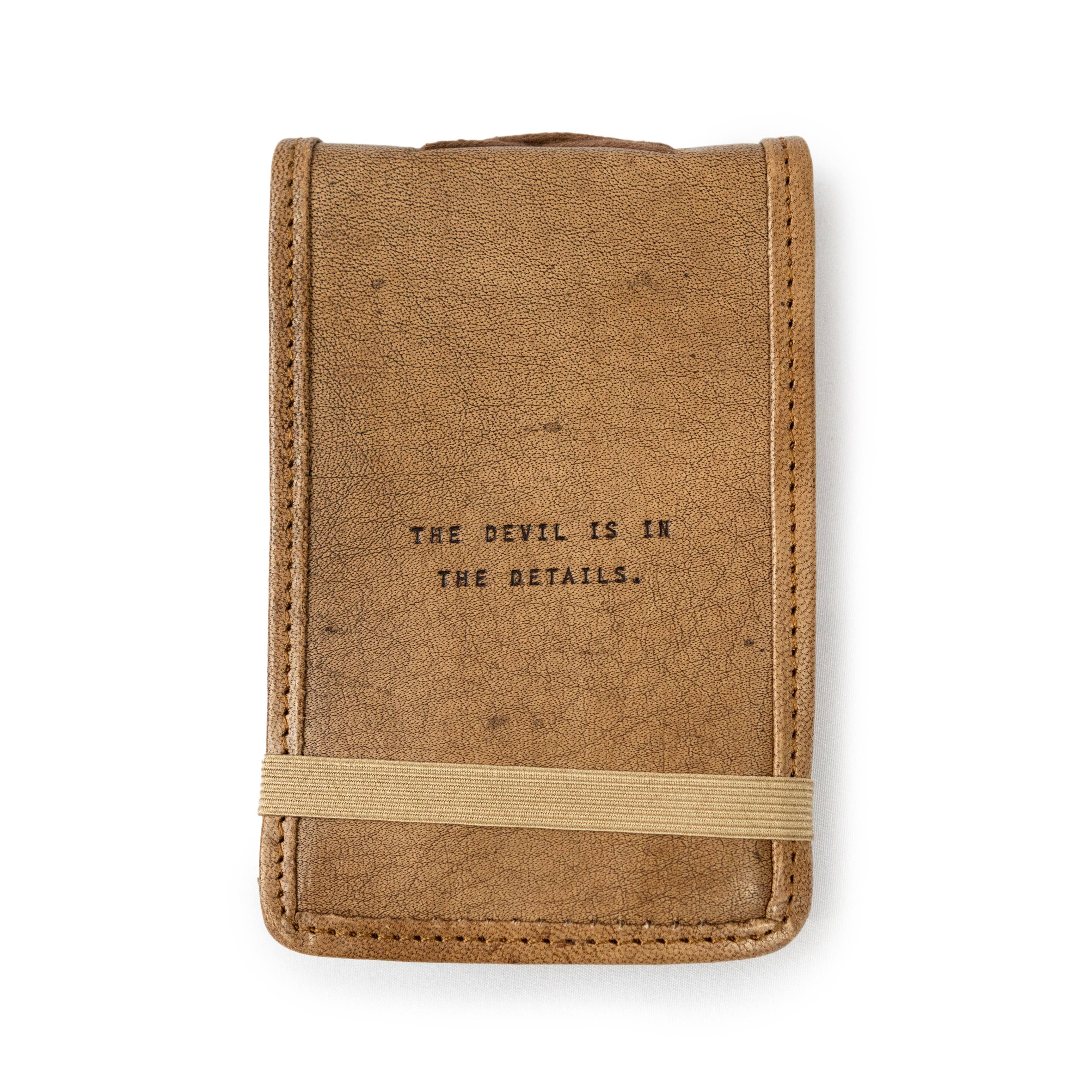 Sugarboo & Co - Mini The Devil Is In The Details Leather Journal