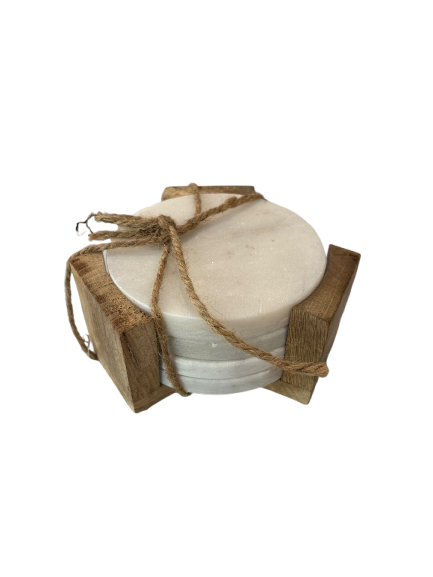 Marble Coasters - Set of 4