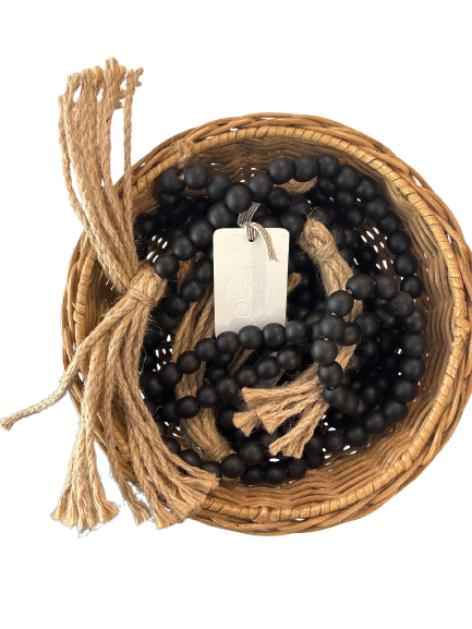 Black Bead Garland