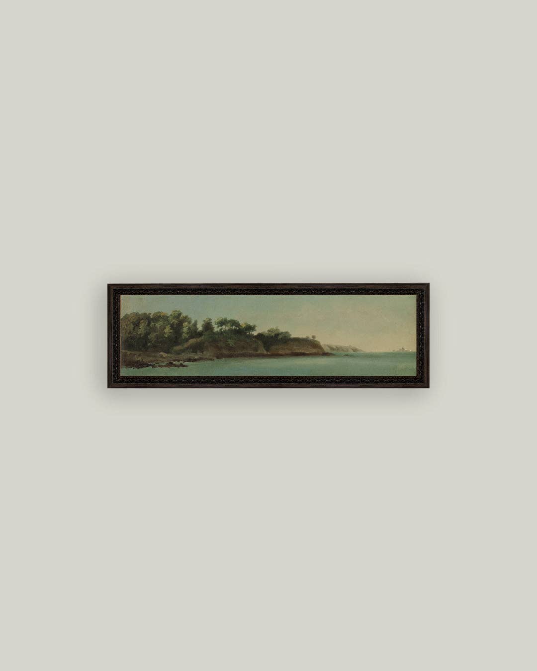 Petal Lane Home - The Banks of Rance, Brittany Framed Antique Art