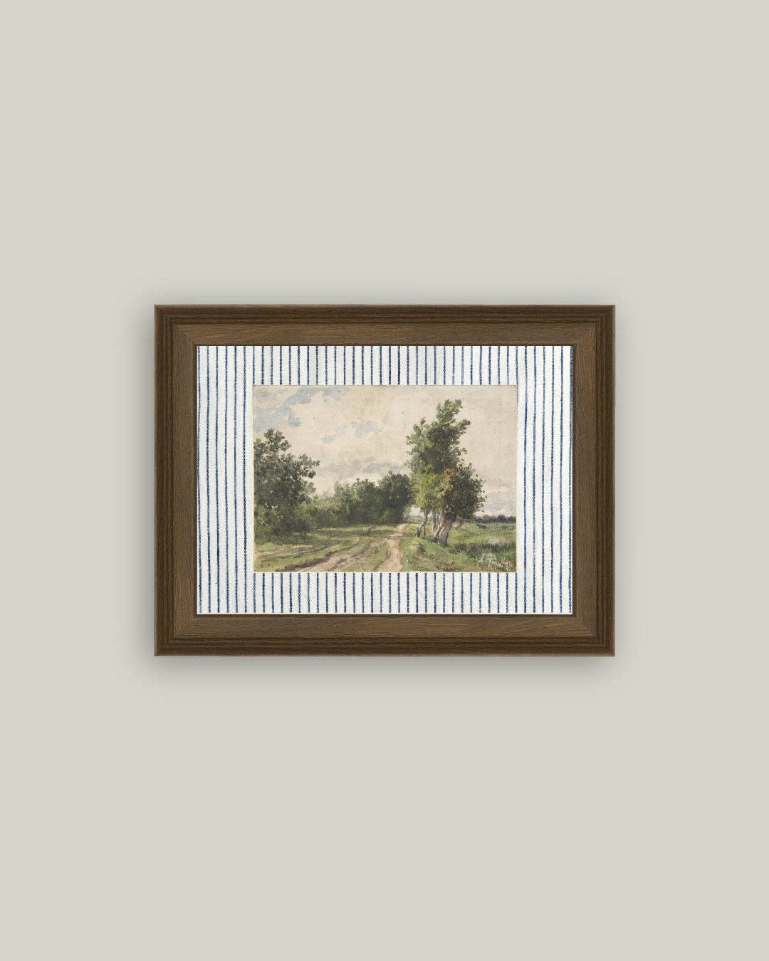 Petal Lane Home - Provence Landscape Framed Antique Art