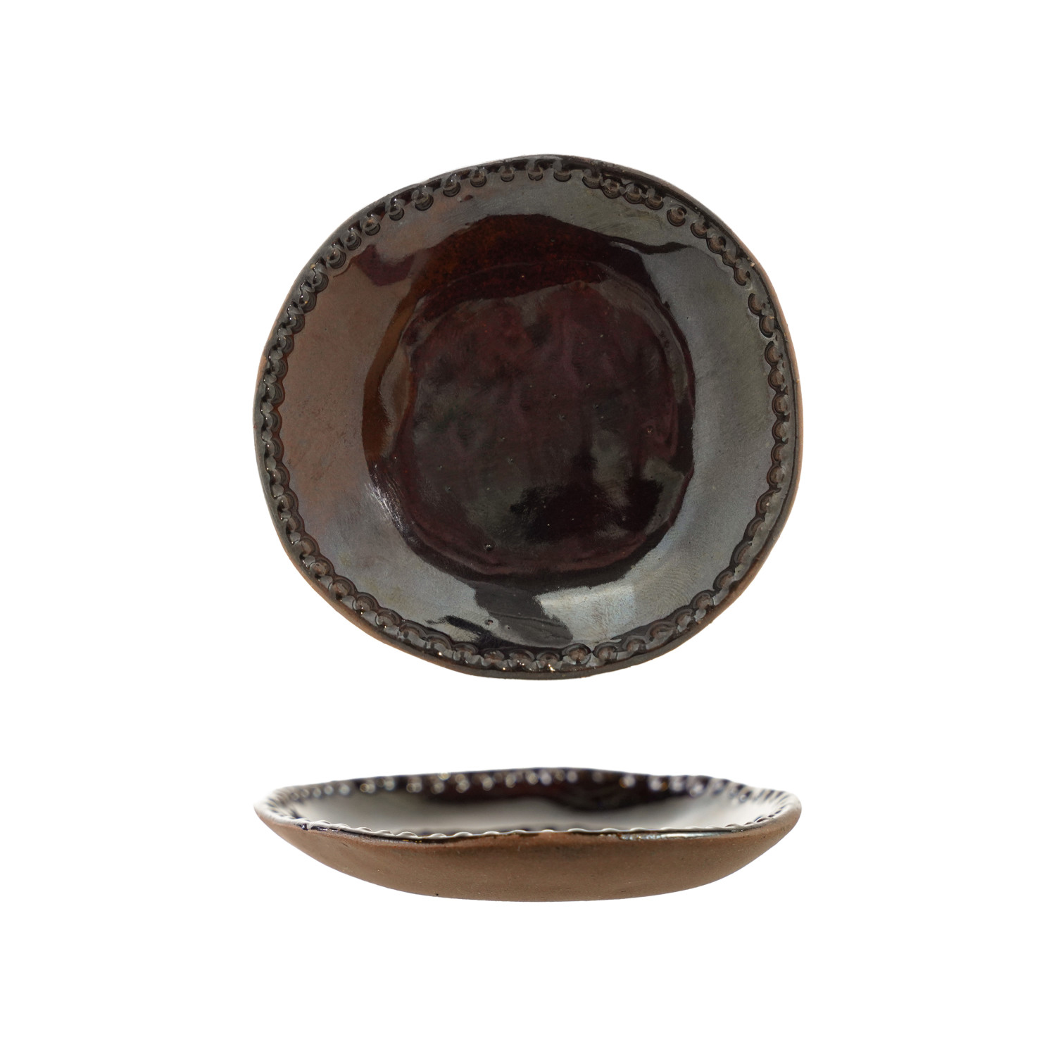 Small Stoneware Dish- 3"