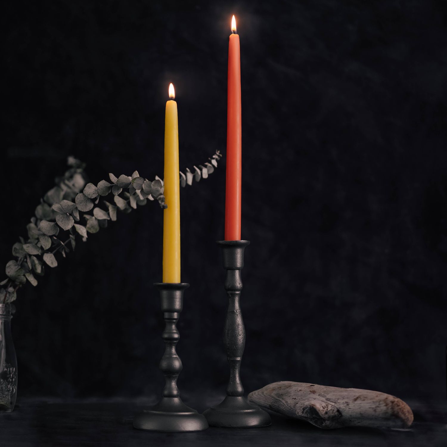 Cast Iron Taper Candle Holders - Heirloom Quality, Handmade