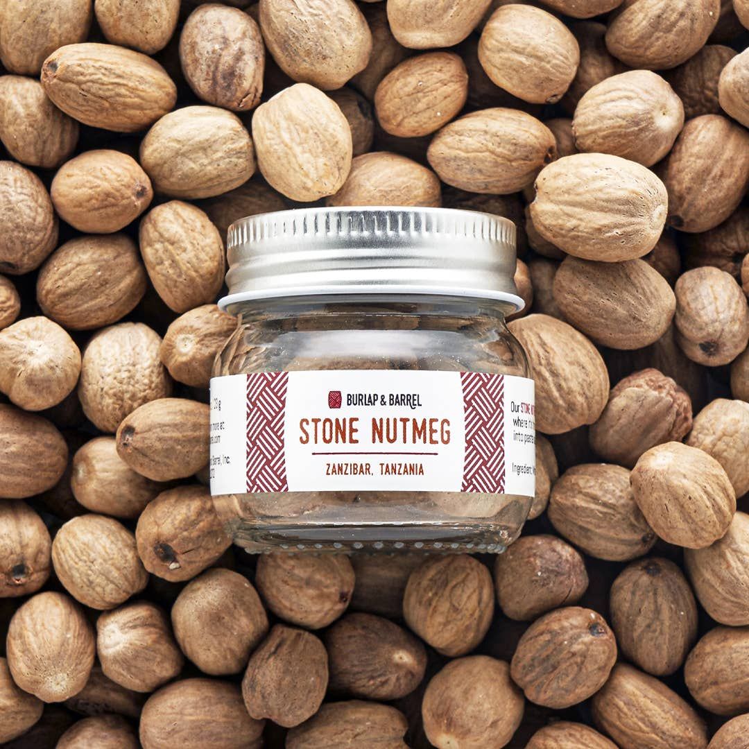 Whole Stone Nutmeg - Single Origin Spice &amp; Seasoning