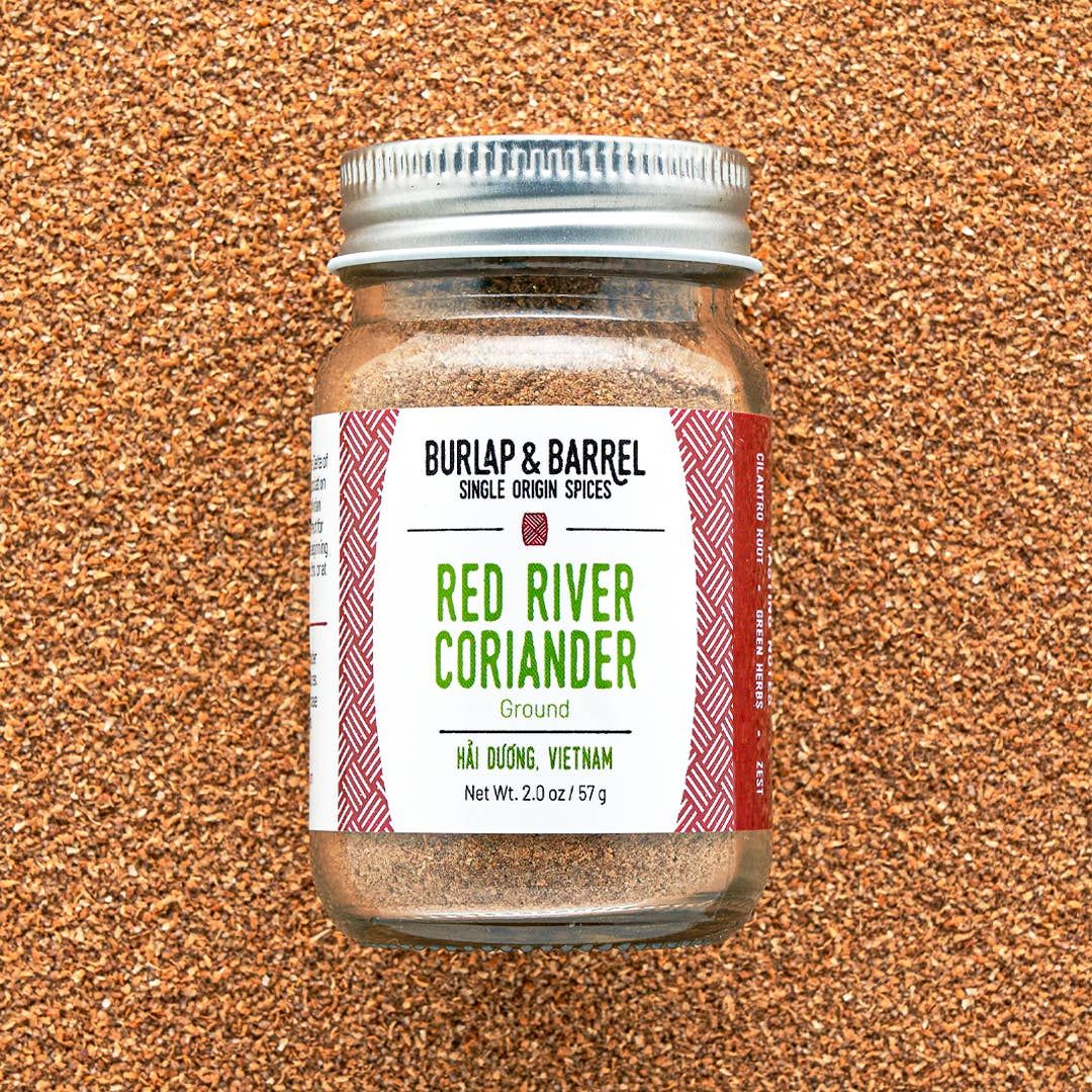 Ground Red River Coriander - Single Origin Spice &amp; Seasoning