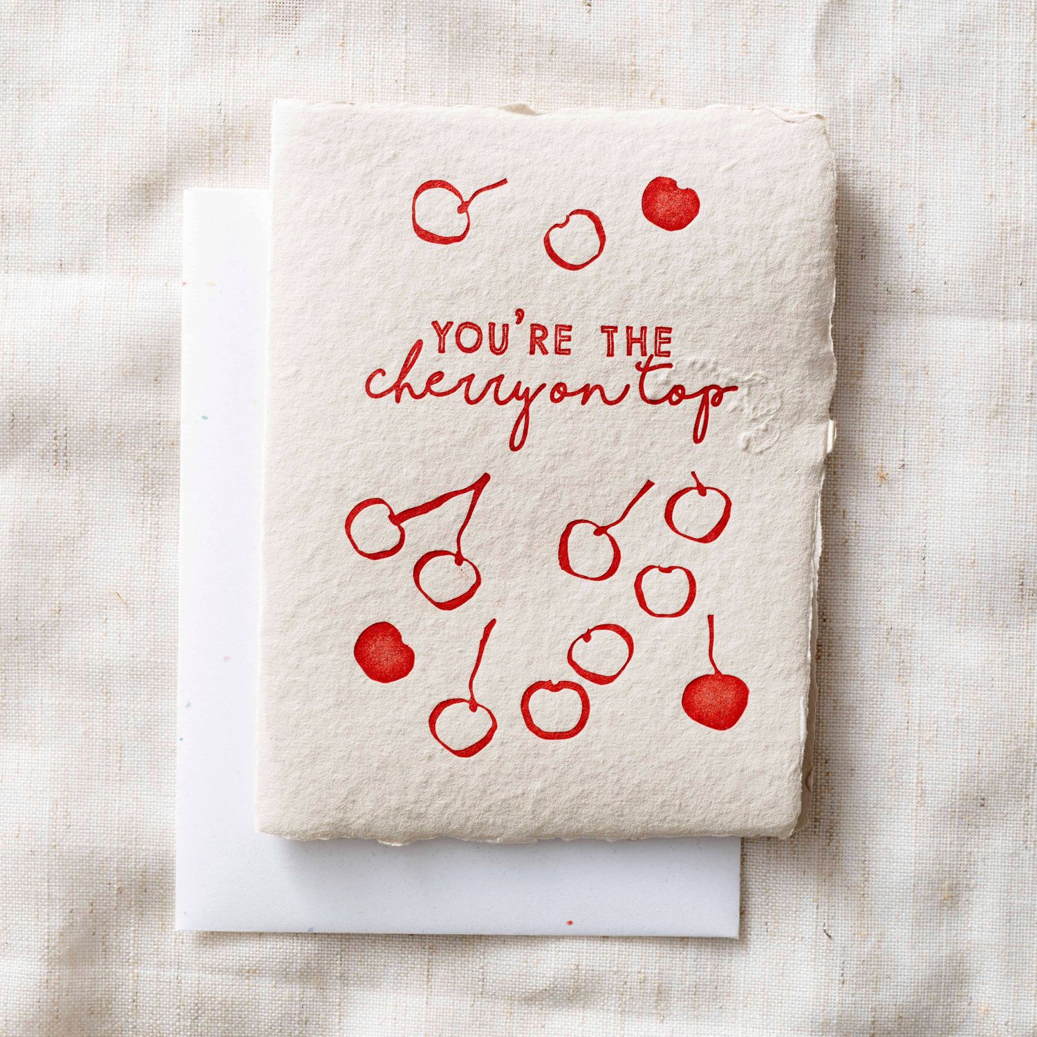 You're The Cherry On Top | Thank You Gratitude Greeting Card