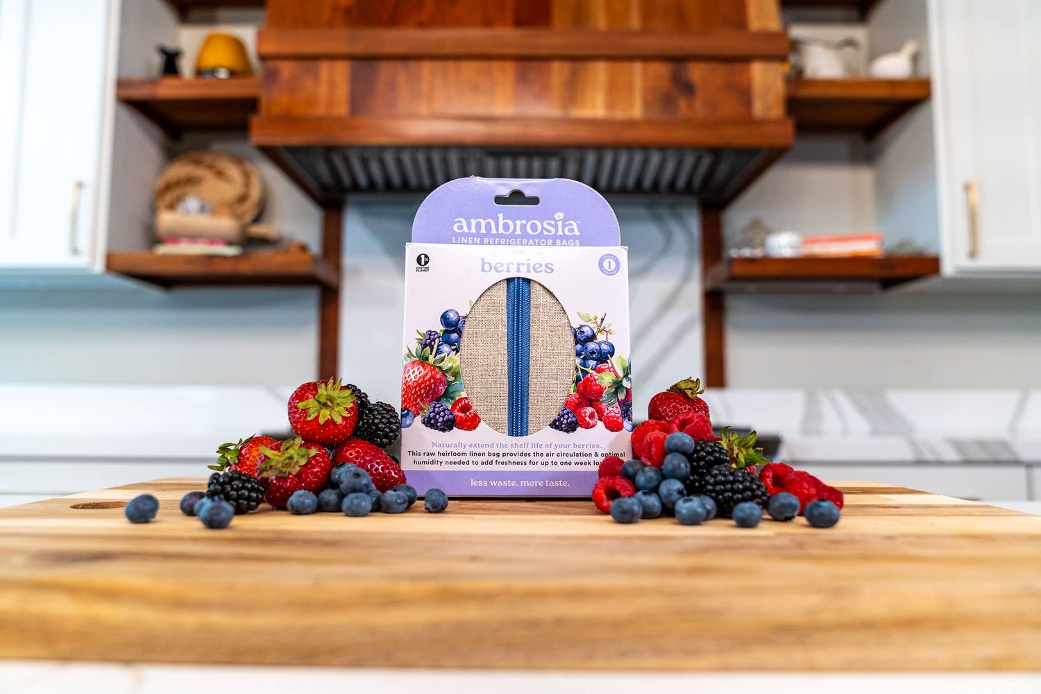 Berry Bag | Handmade Reusable Linen Berry Storage