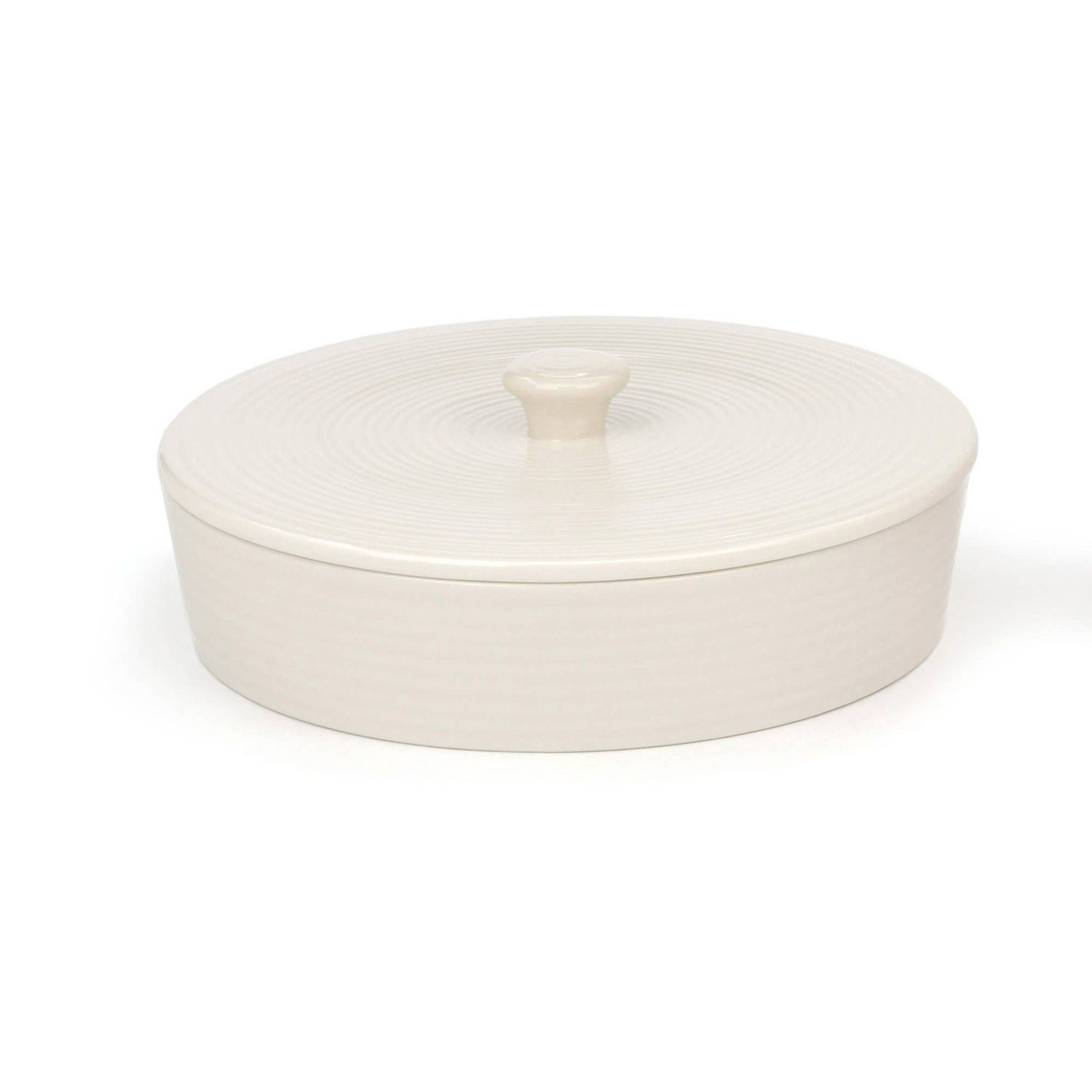 Tortilla Warmer - 10In - Stoneware - White
