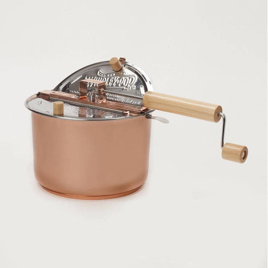 Copper Plated Stainless Steel Whirley Pop
