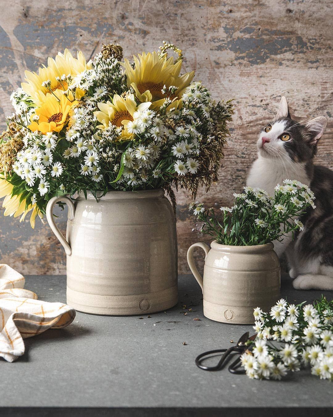French Country Crock, Color: Oat Stoneware, Size: Small