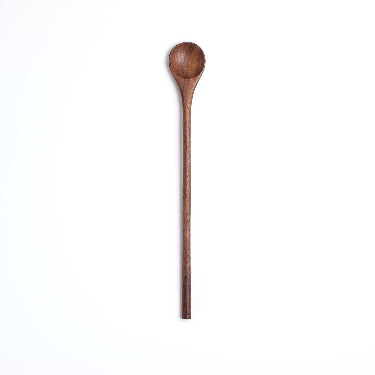12" Walnut Wood Stirring &amp; Tasting Spoon - Cooking Utensil
