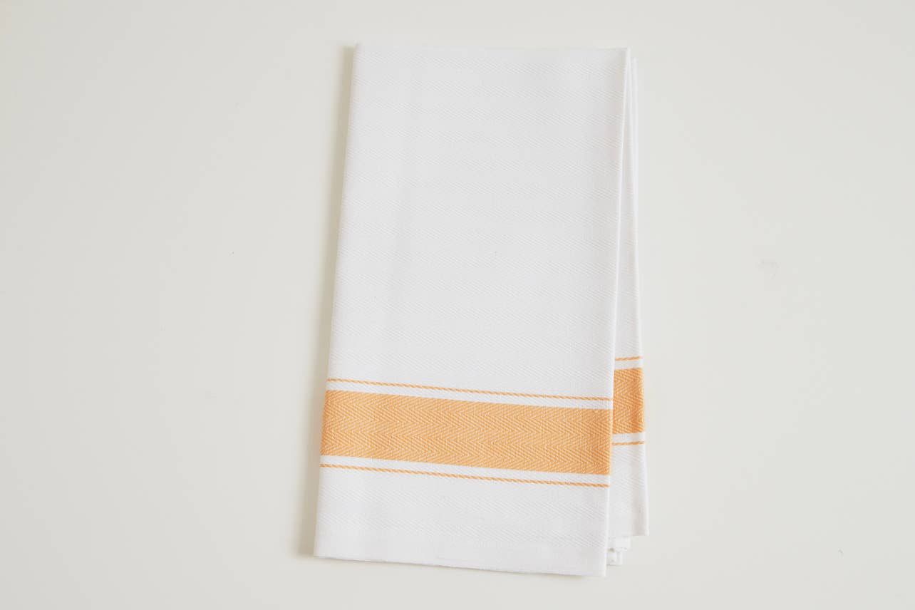 Classic Italian Kitchen Towel - Herringbone Yellow
