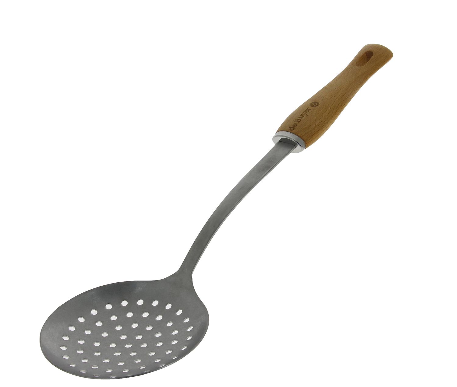 SKIMMER STAINLESS STEEL WOOD - B BOIS