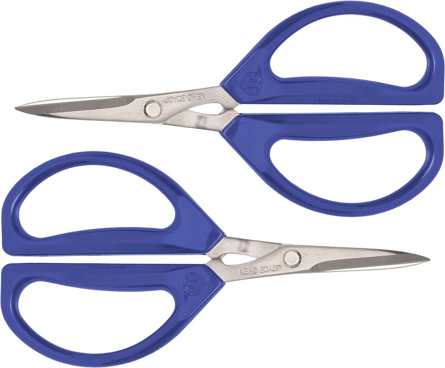 Joyce Chen Original Unlimited Kitchen Scissors 2-Pack, Color: Blue