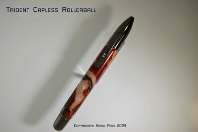 Trident Capless Rollerball Earth Core in Gun Metal