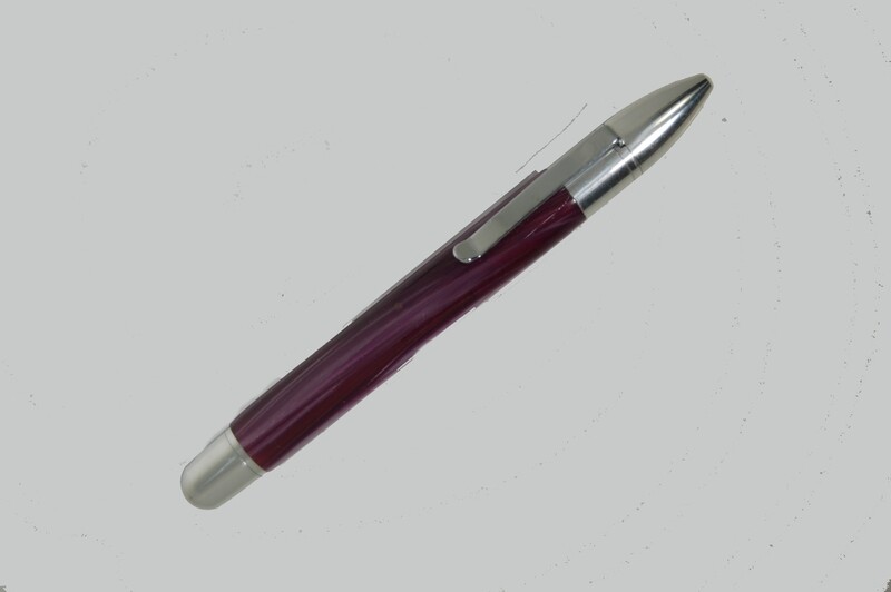 Trident Capless Rollerball purple ice in Aluminum