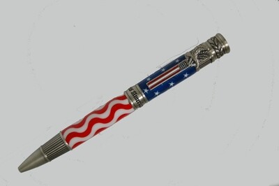 American Pride- red, white and blue resins