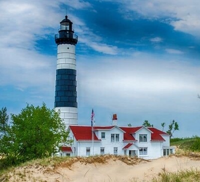 Nautical - Lighthouse series Big Sable lighthouse Michigan