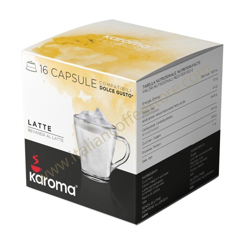 Karoma Dolce Gusto Compatible Capsules MILK