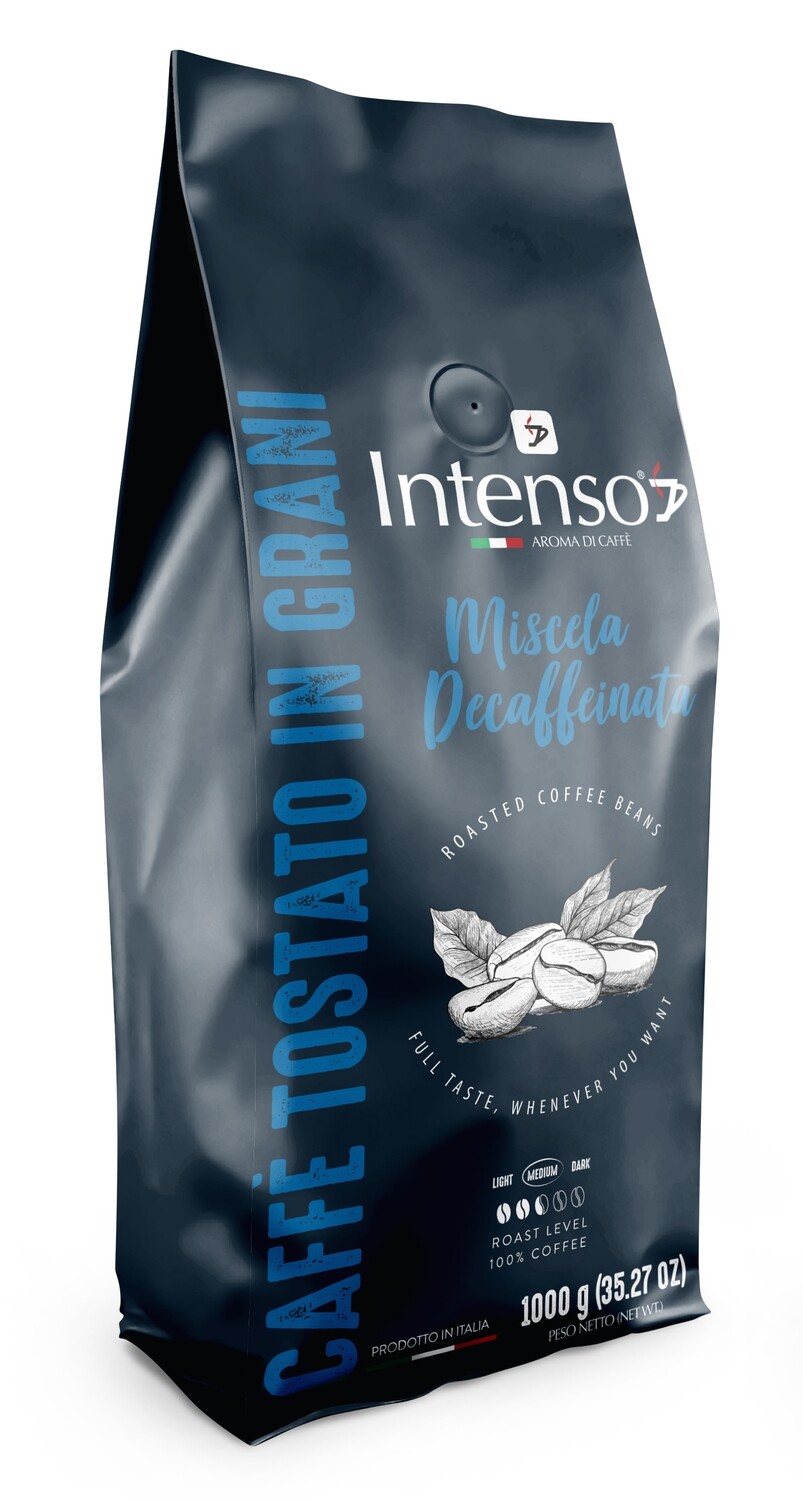 INTENSO DECAFFEINATED Coffee Beans 1kg