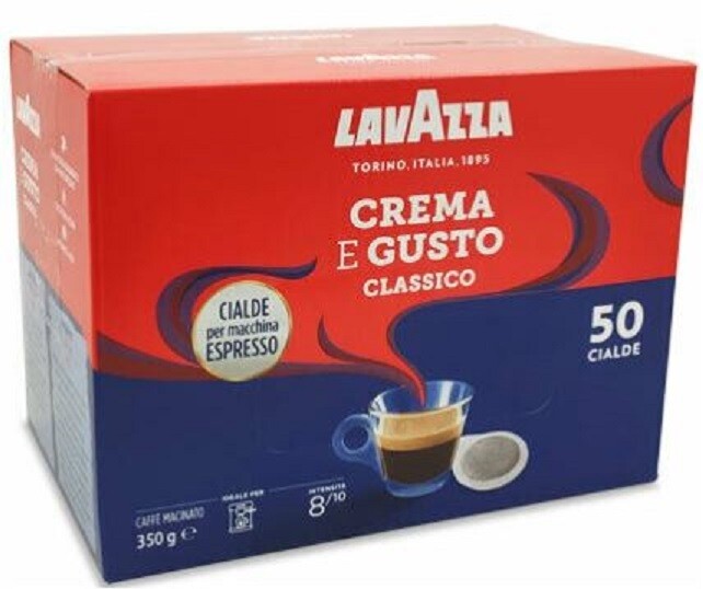 Lavazza 50 ESE Paper Pods Espresso Crema &amp; Gusto