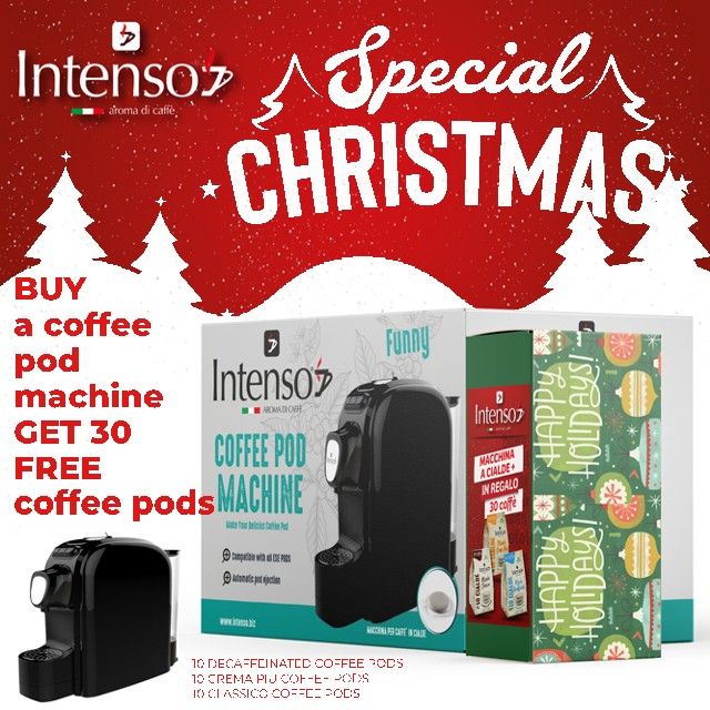 Intenso FUNNY ESE Coffee Machine with 30 Free Coffee Pods