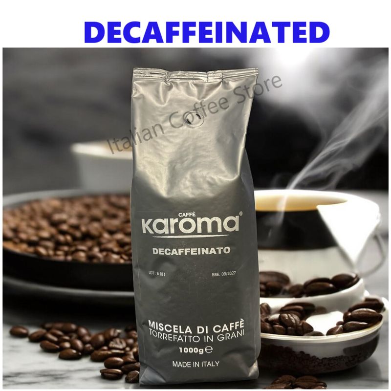 Karoma Decaffeinated 1kg Beans Karoma Decaffeinated 1kg Beans