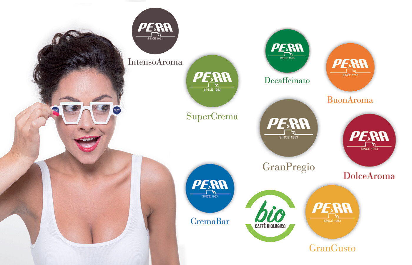 PERA  LAVAZZA A MODO MIO® Compatible Capsules *4 Blends available