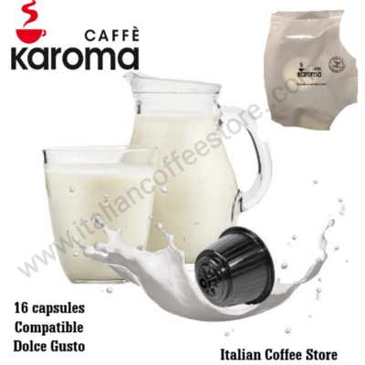 CLEARANCE! Karoma Dolce Gusto Compatible Capsules MILK
