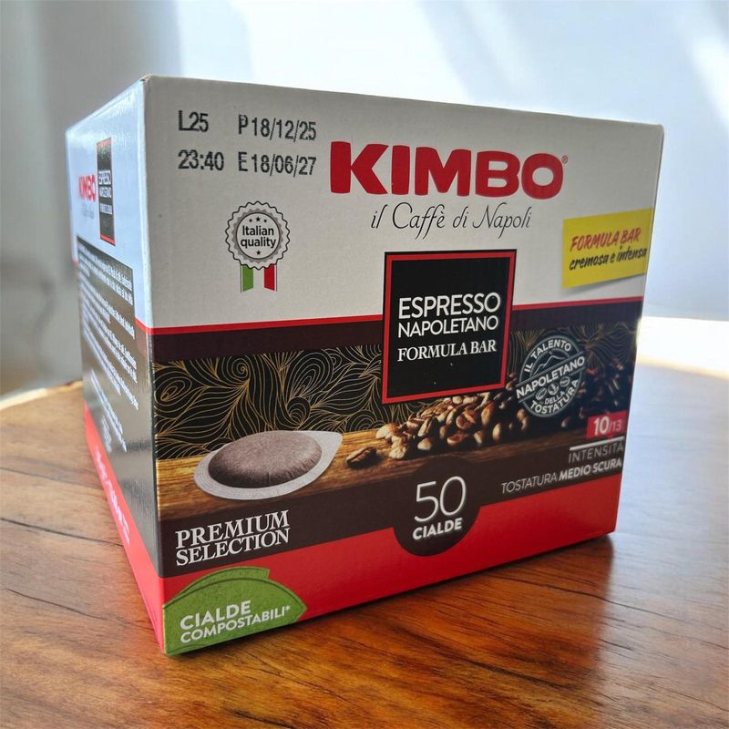 KIMBO CAFFE' 50 ESE ESPRESSO NAPOLETANO PODS KIMBO CAFFE' 50 ESE ESPRESSO NAPOLETANO PODS