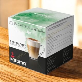 Karoma  96 Dolce Gusto Compatible Cappuccino Capsules