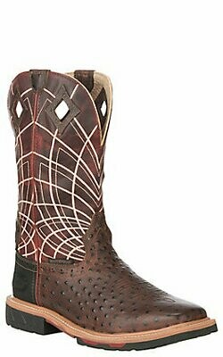 Justin Work Derrick Ostrich Print CT Justin Work Derrick Ostrich Print CT