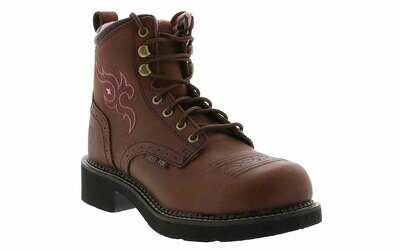 Ladies Justin Work 5" Lace Up Katerina ST