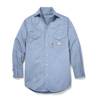 Rasco FR Men's Lightweight Work Shirt - Work Blue
