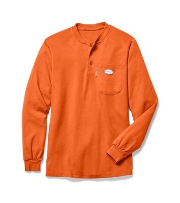 Rasco FR Men's Henley T-Shirt - Orange
